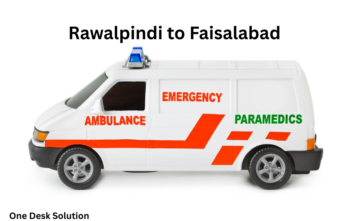 Rawalpindi to Faisalabad insaf ambulance services