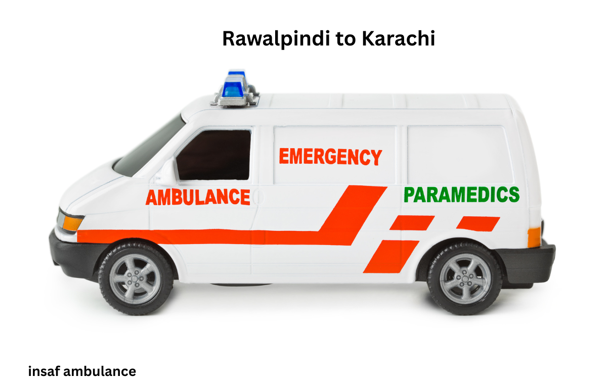 Rawalpindi to Karachi ambulance fare