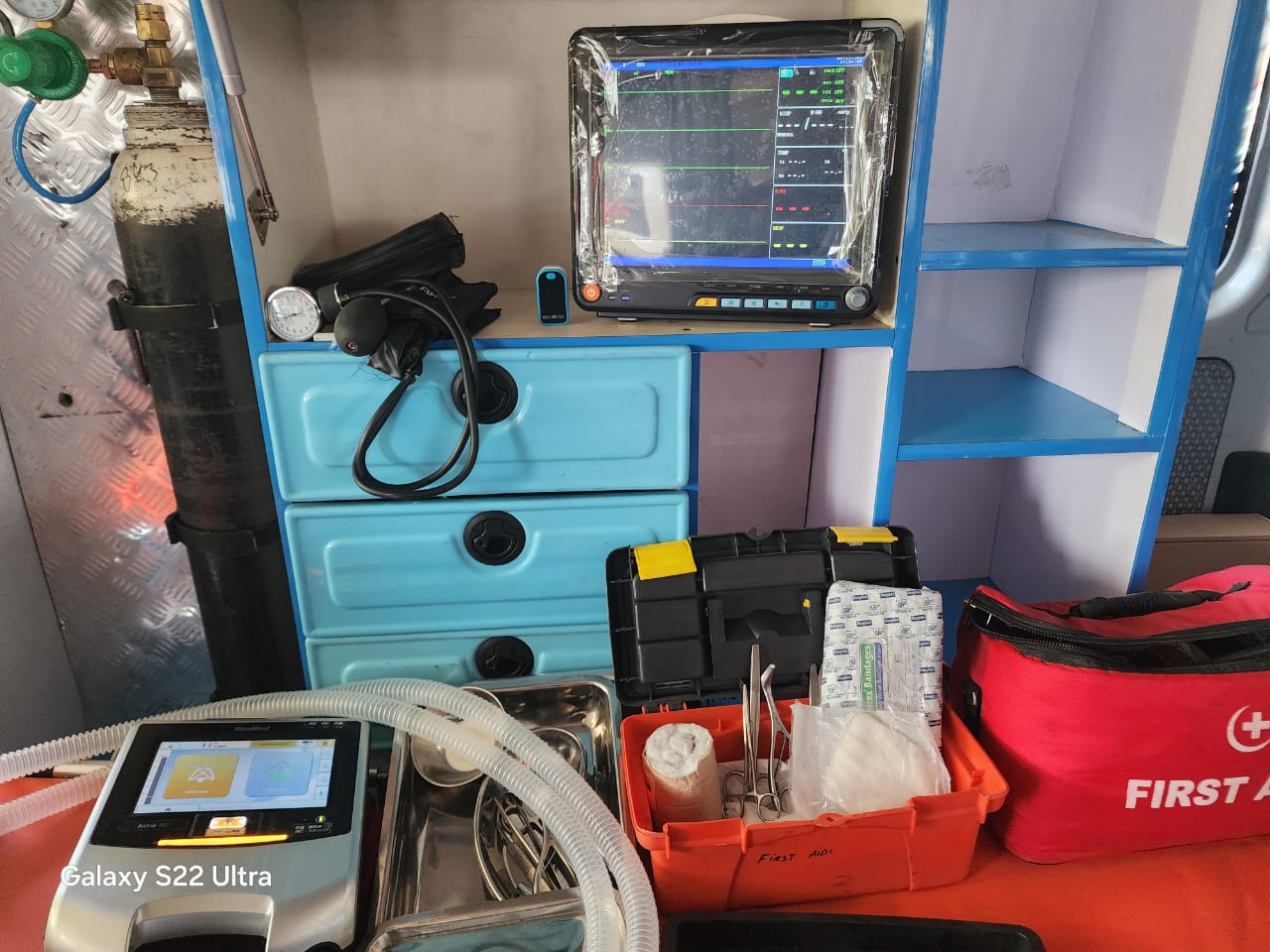 ICU Ventilator Ambulance By Insaf Ambulance Service