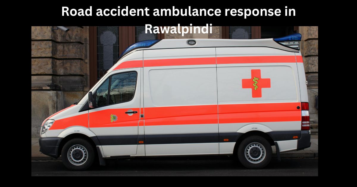 Road accident ambulance response in Rawalpindi